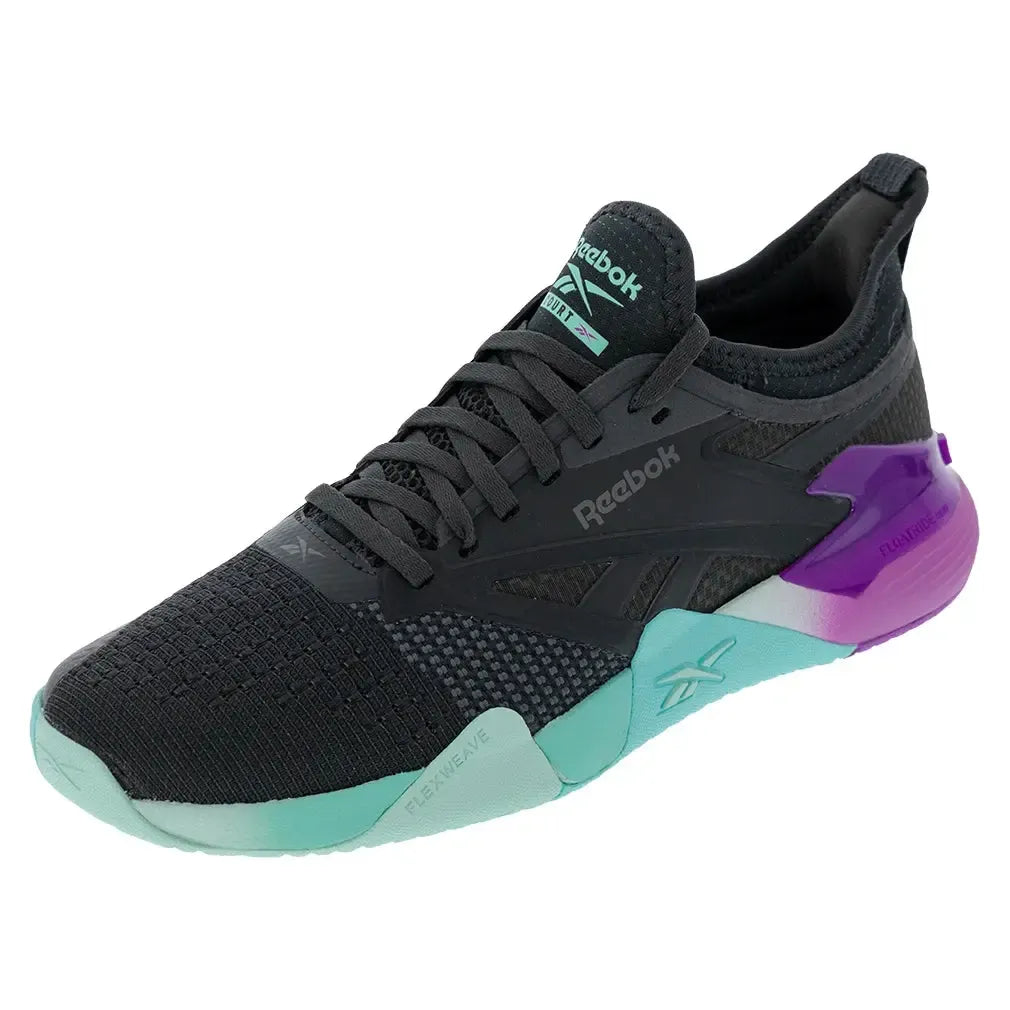Unisex Nano Court Training Shoes Purple Rave and AI Aqua