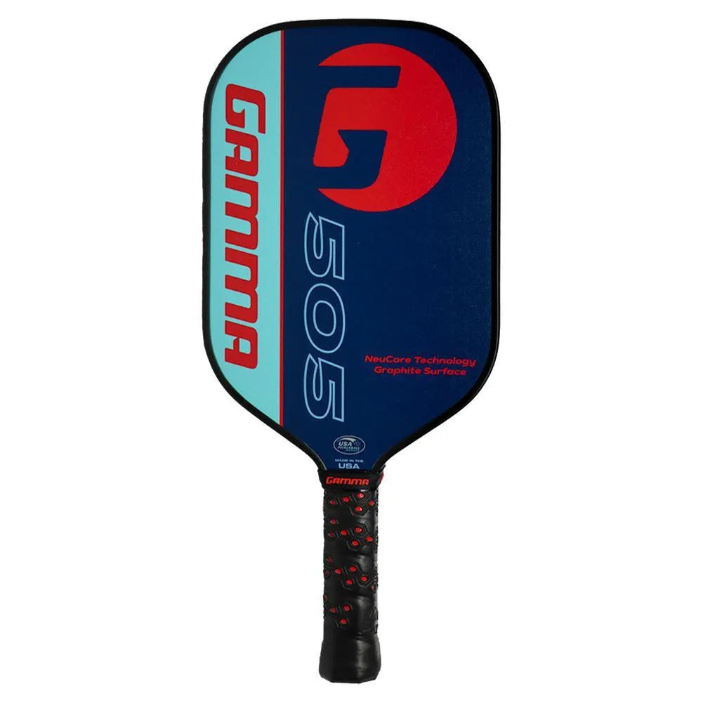 505 Pickleball Paddle Turquoise and Red-Racquets-Gamma-100791-DEFAULT-L-Tennis Express