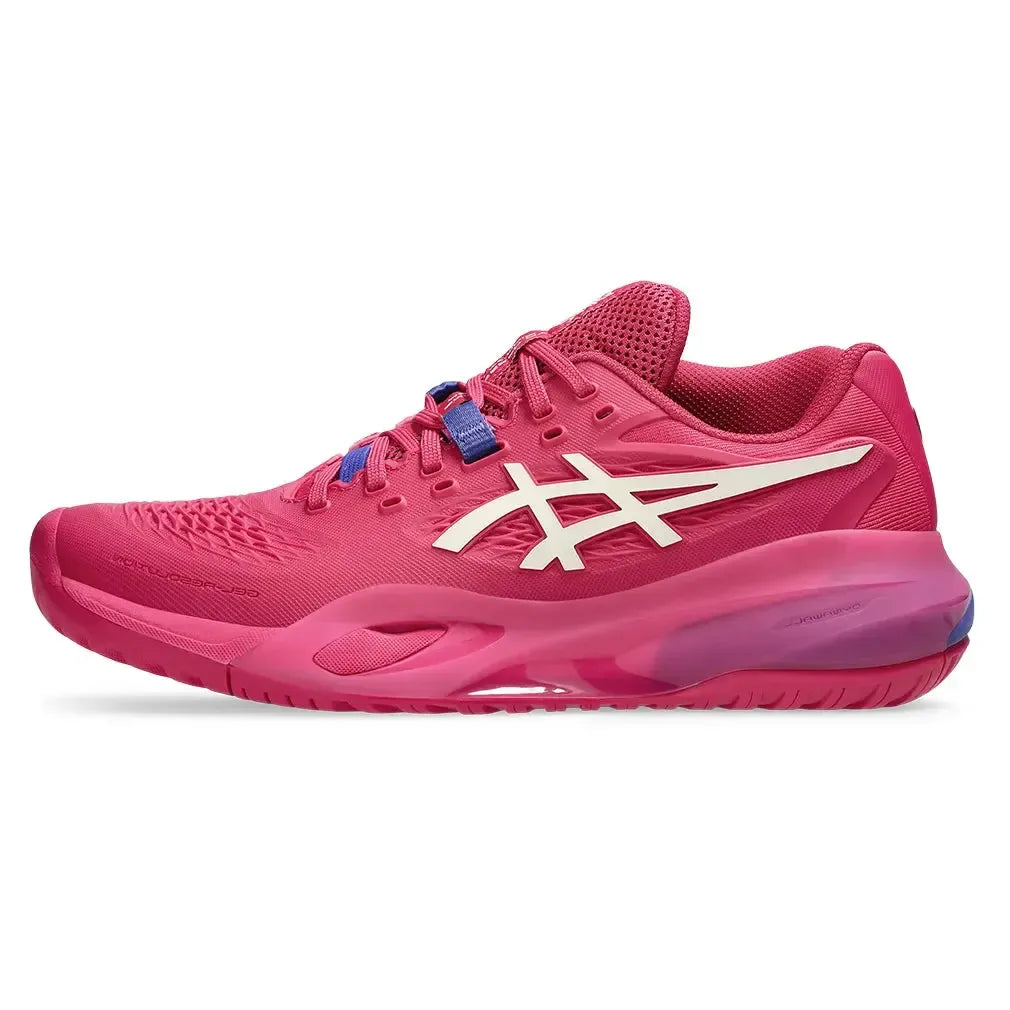 Women's GEL-Resolution X Tennis Shoes Bright Rose and Cream
