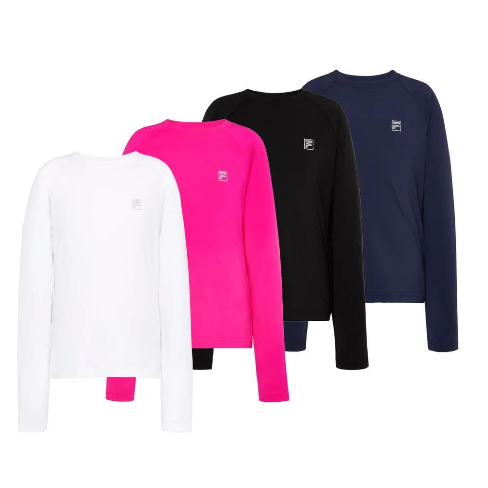 Girls' Essentials Long Sleeve Tennis UV Blocker Top