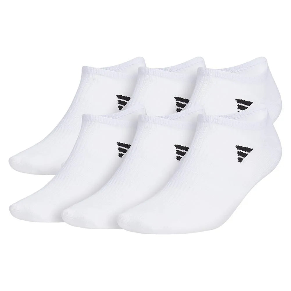 Men's Superlite 3.0 6 Pack No Show Tennis Socks White and Black-Socks-Adidas-111247-DEFAULT-L-Tennis Express