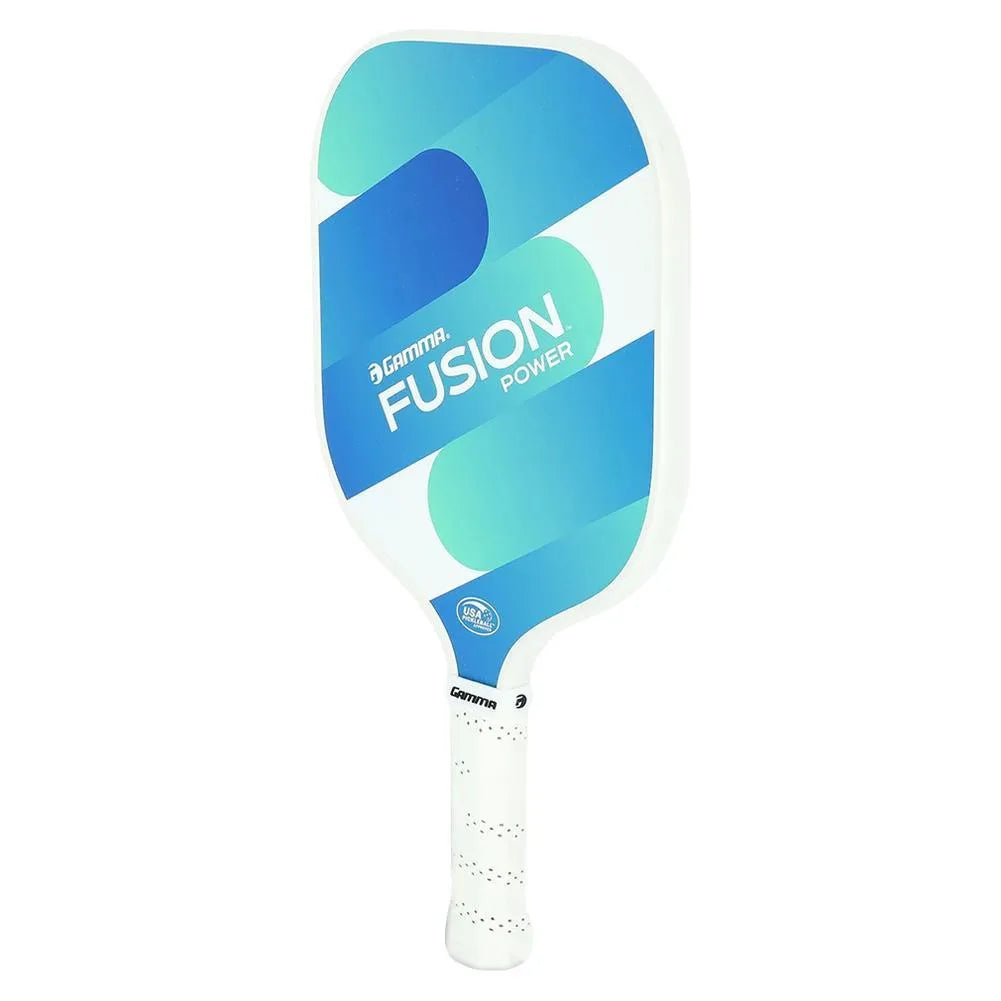 Fusion Power Pickleball Paddle Blue and Green-Racquets-Gamma-111669-DEFAULT-L-Tennis Express