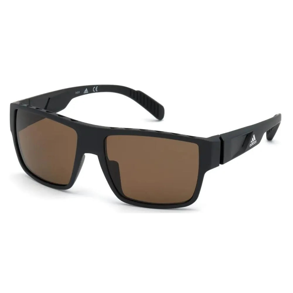 Men's Active Mirror Sunglasses Matte Black and Brown