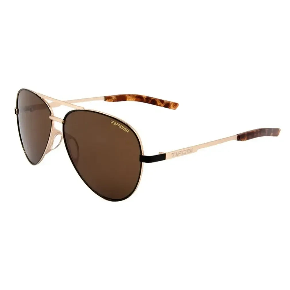 Shwae Sunglasses Midnight Gold and Brown Lenses