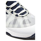 Men`s Speed Blushield Fly 4 Tennis Shoes White and Blue Corsair Footwear Diadora