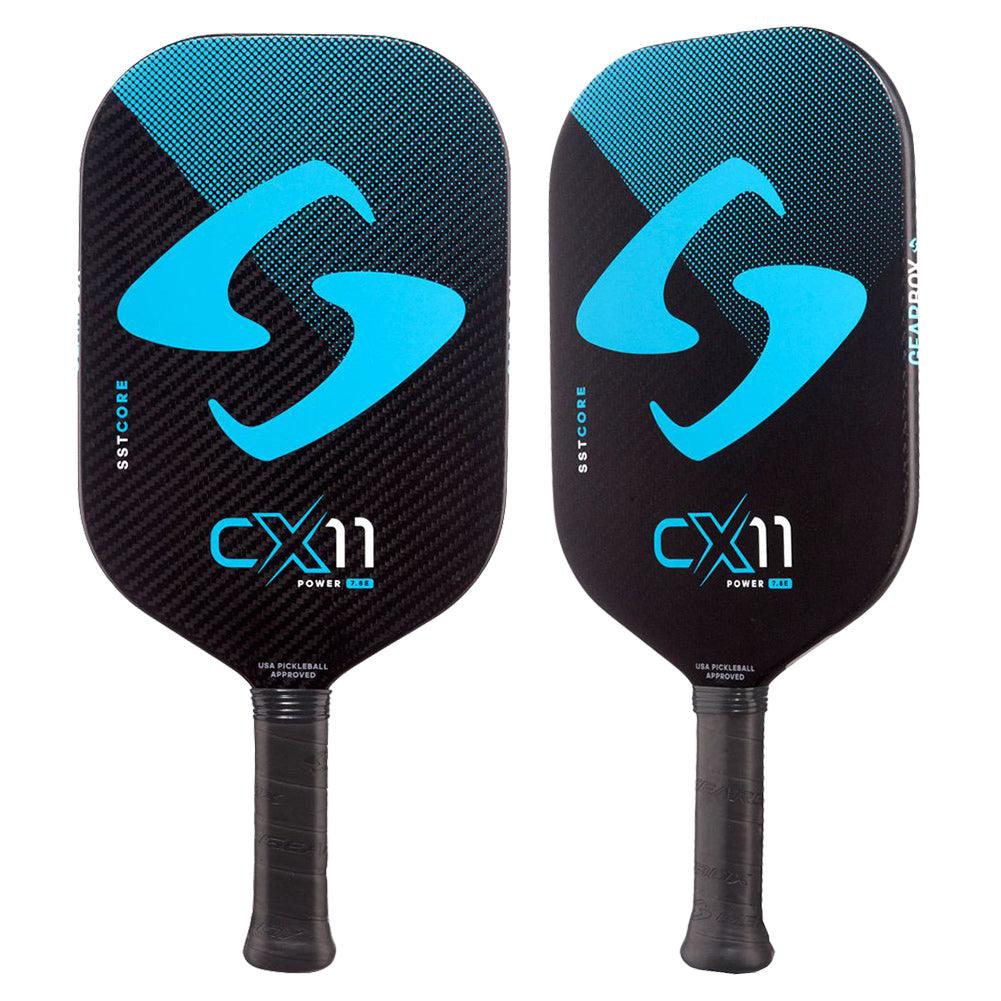 CX11E Power 7.8oz Pickleball Paddle Blue Racquets Gearbox
