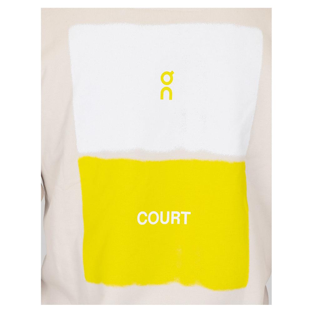 Men`s Club Graphic Tennis Crew Tan Apparel On
