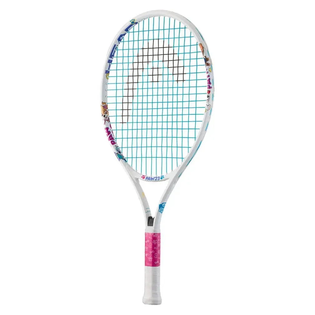 Paw 23 Radical Junior Prestrung Tennis Racquet White