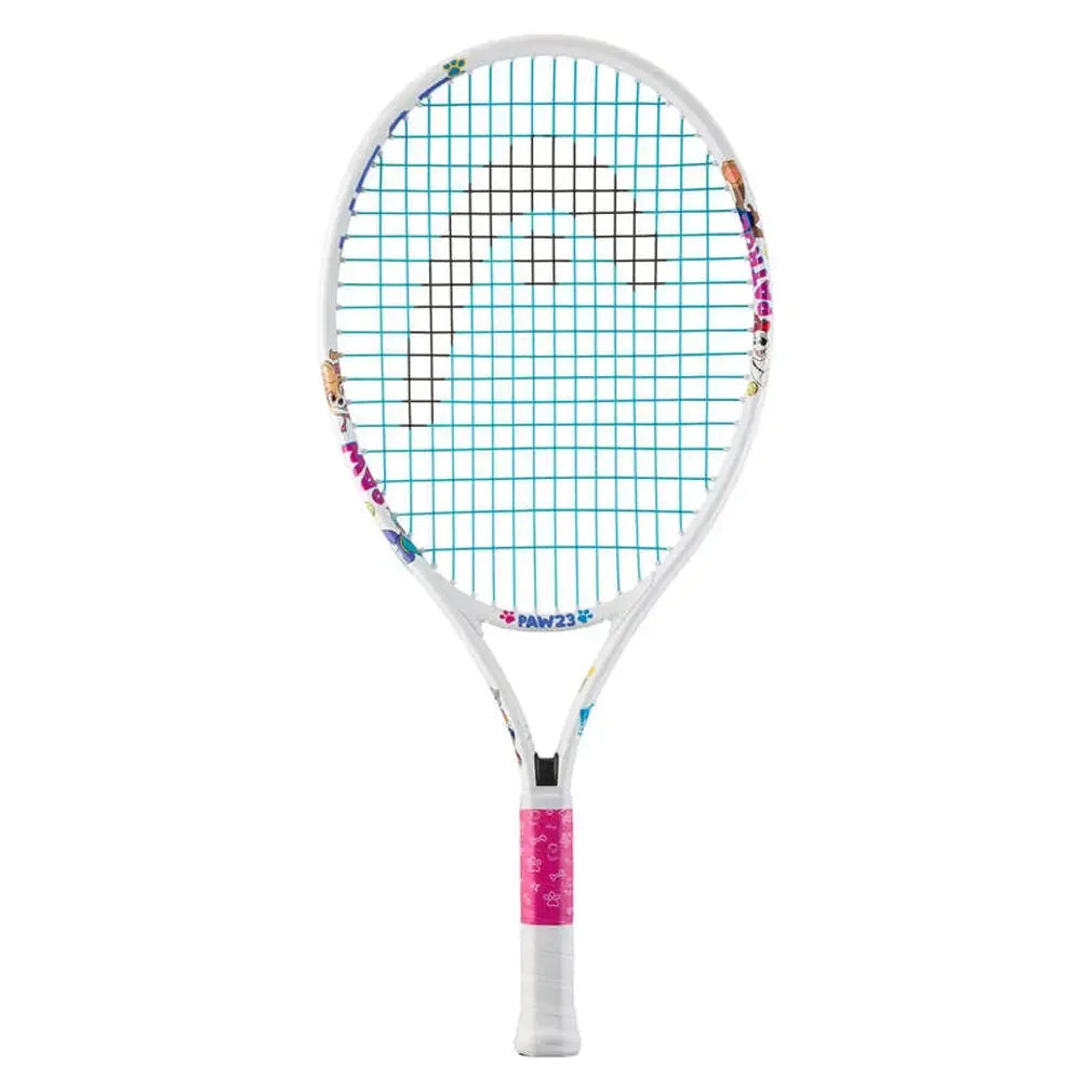 Paw 23 Radical Junior Prestrung Tennis Racquet White