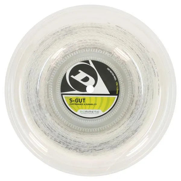 S-Gut 17G White Tennis String Reel