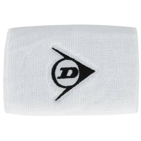 Pair White 5 Inch Tennis Wrist Bands-Accessories-Dunlop-26516-DEFAULT-L-Tennis Express