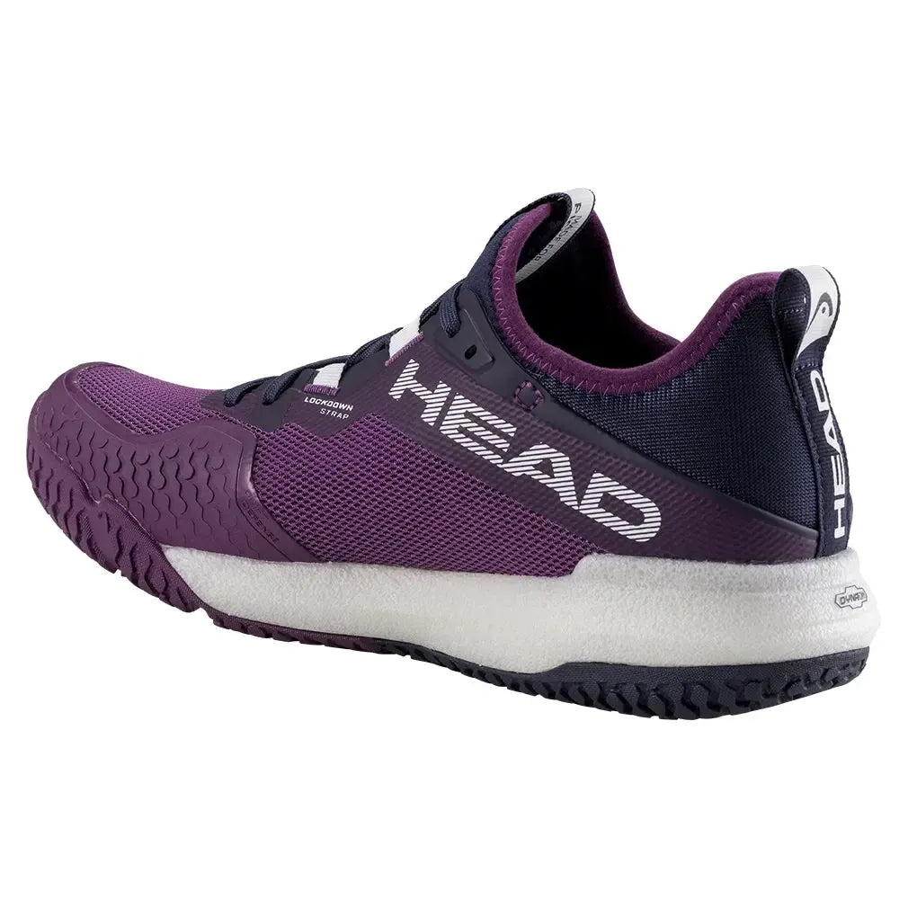 Women's Motion Pro Pickleball Shoes Plum and White