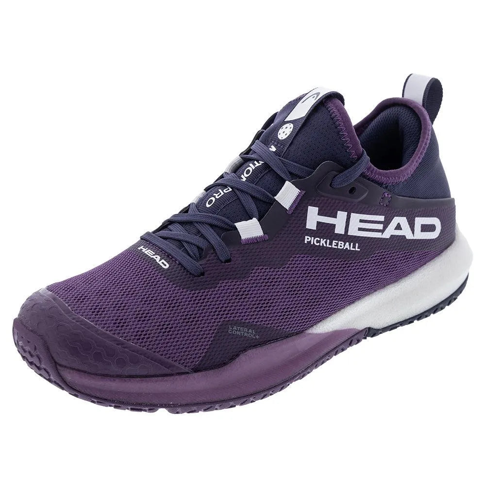 Women's Motion Pro Pickleball Shoes Plum and White
