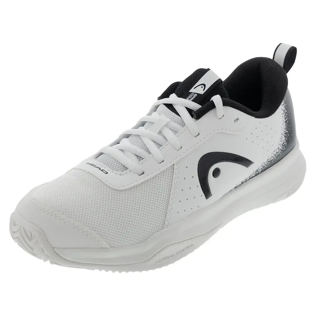 Juniors Sprint Court 4.0 Tennis Shoes White and Black