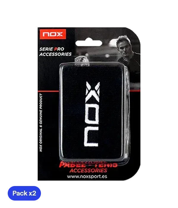 Muñequeras NOX Negro (Pack x2) Wristband Wristband