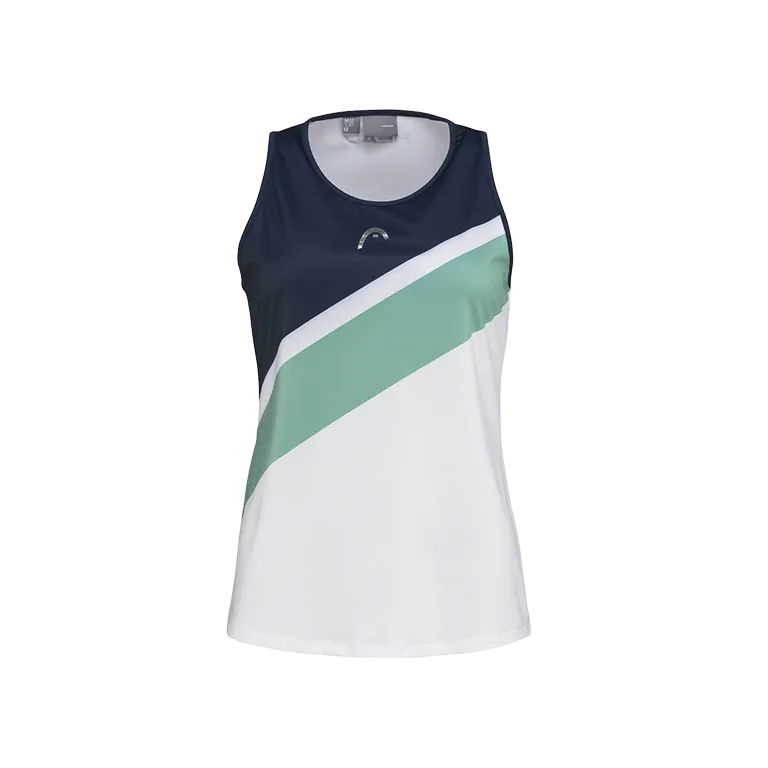 Camiseta HEAD Perf Verde Mujer