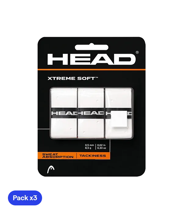 Overgrips HEAD XtremeSoft Blanco (Pack x3)