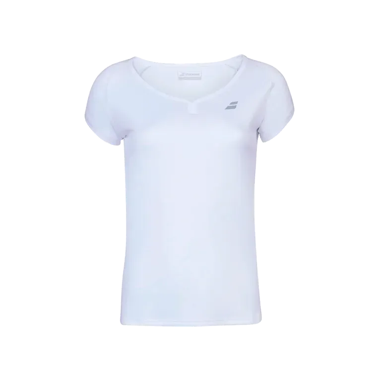 Camiseta Babolat Cap Sleeve Top Mujer Blanco
