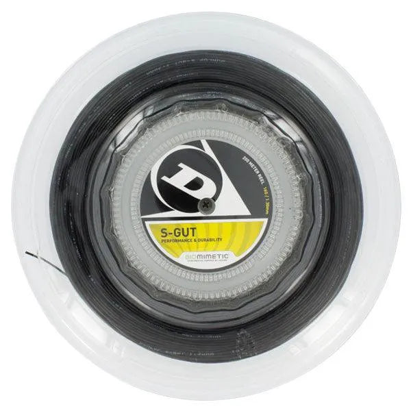 S-Gut 16G Black Reel Tennis String