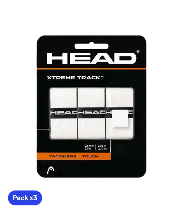 Overgrips HEAD XtremeTrack Blanco (Pack x3)
