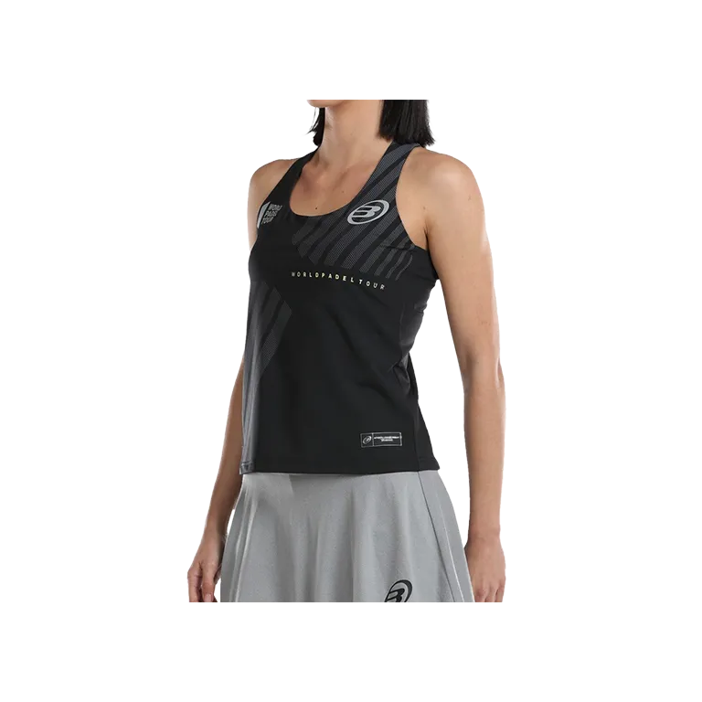 Camiseta Bullpadel WPT Llave Mujer Negra