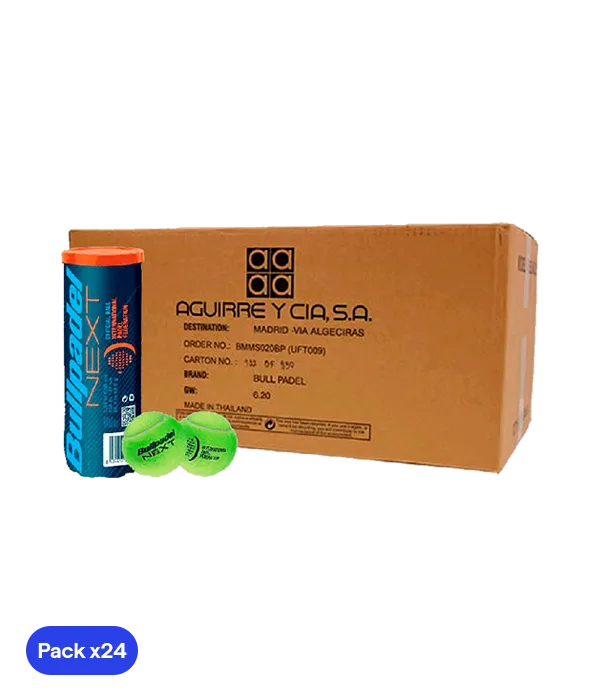 Cajón Pelotas Bullpadel Next (Pack x24)