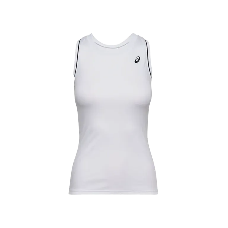 Camiseta Asics Court Sin Mangas Mujer Blanca