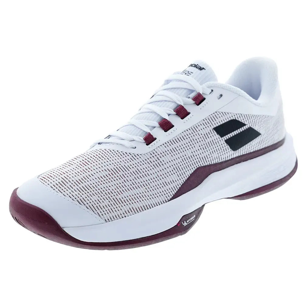 Mens Jet Tere 2 All Court Tennis Shoes White and Port Royale