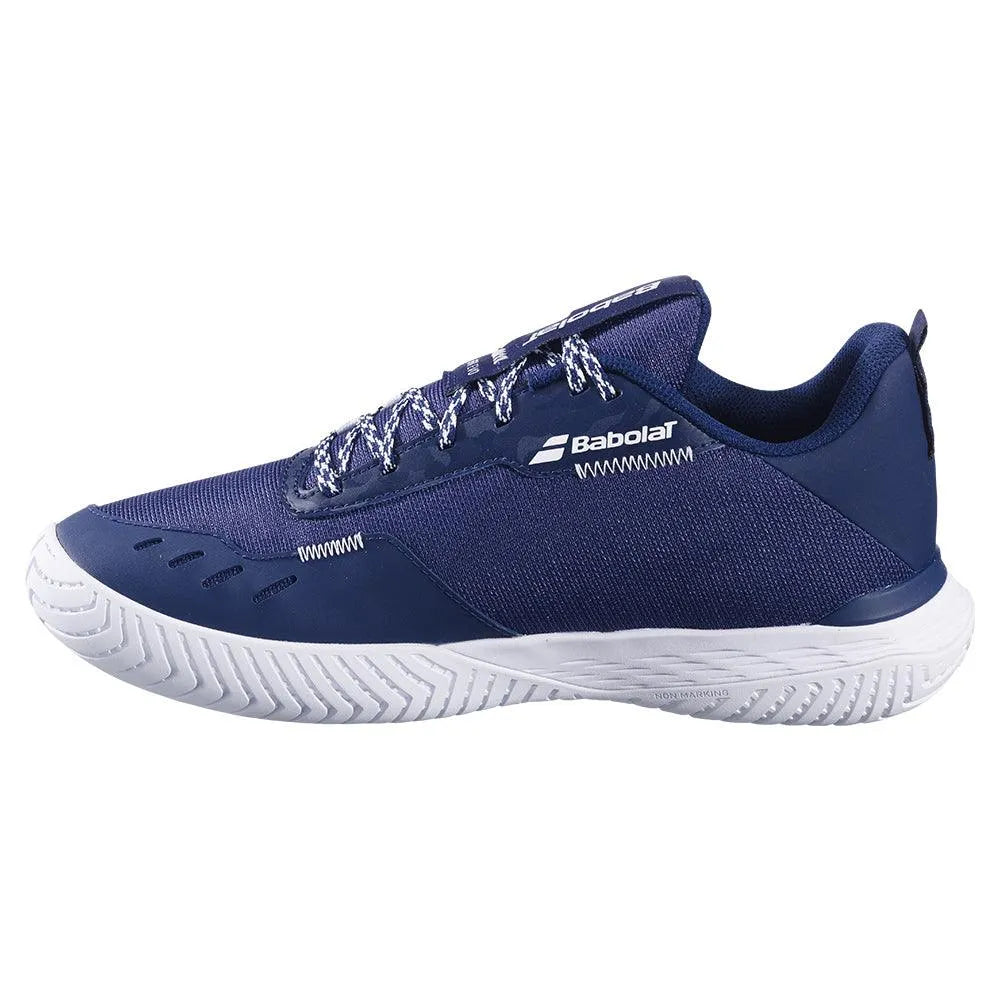 Men's SFX Evo Tennis Shoes Dark Blue and White