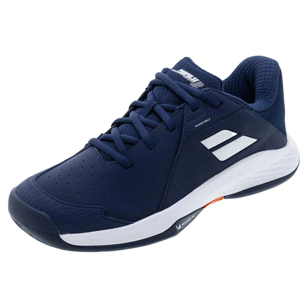 Juniors' Propulse 3 Tennis Shoes Estate Blue and White