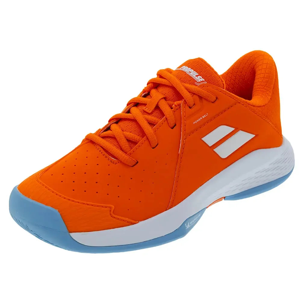 Juniors' Propulse 3 Tennis Shoes Orange Peel