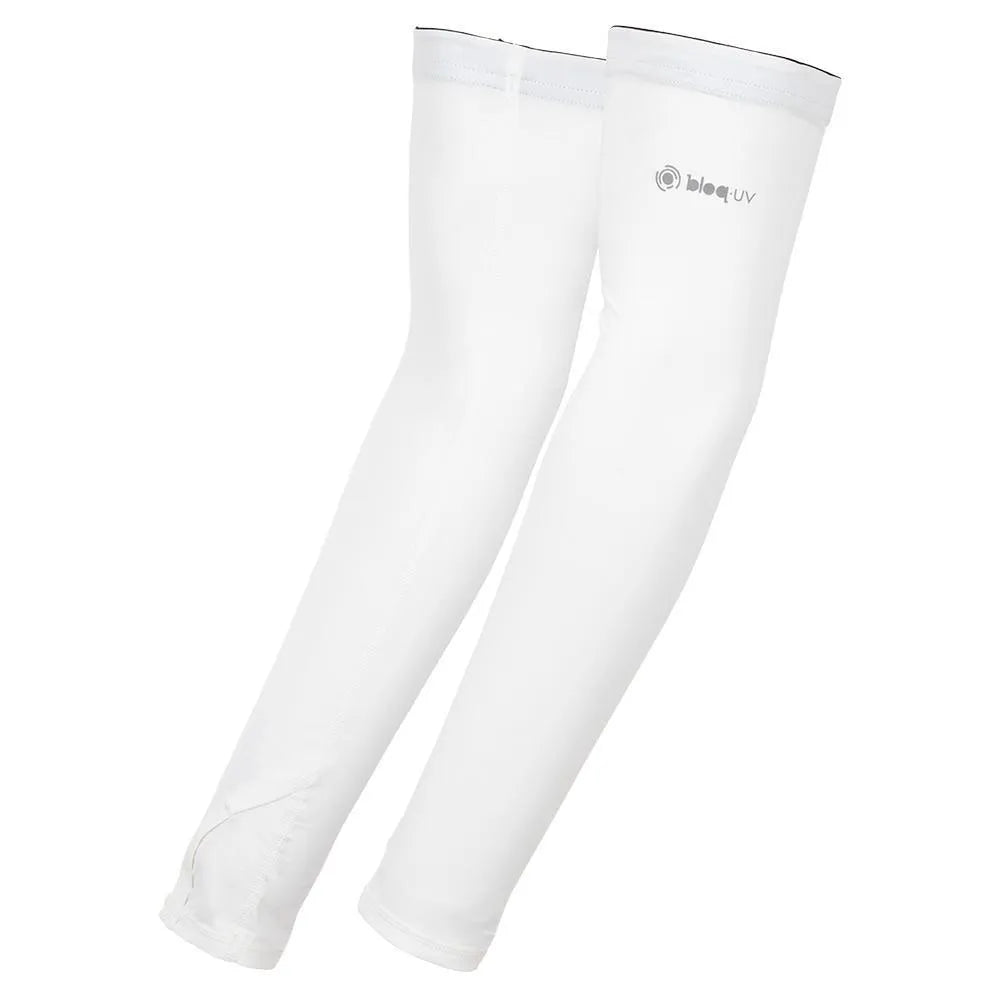 Sun Sleeves White-Accessories-BloqUV-5005-WTH20-1-Tennis Express