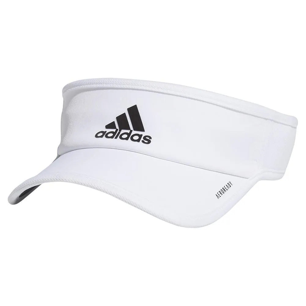 Men's Superlite 2 Visor White and Black Reflective-Apparel-Adidas-5153253-F21-1-Tennis Express