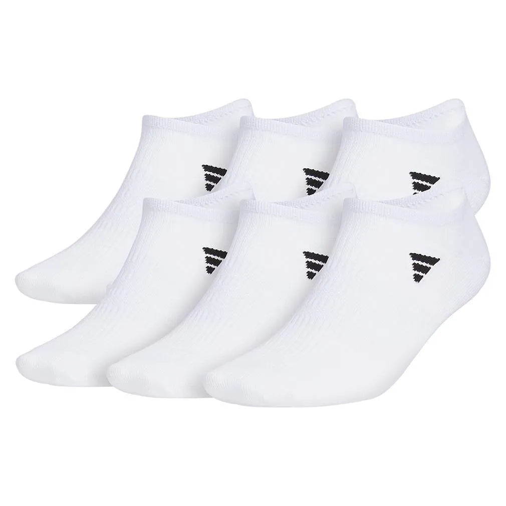 Men's Superlite 3.0 6 Pack No Show Tennis Socks White and Black-Socks-Adidas-5157870-S24-1-Tennis Express