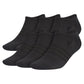 Men`s Superlite 3.0 6 Pack No Show Tennis Socks Black and Night Grey Adidas