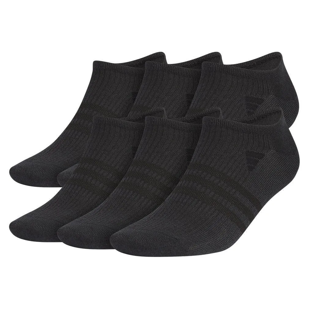 Men's Superlite 3.0 6 Pack No Show Tennis Socks Black and Night Grey-Socks-Adidas-5157894-S24-1-Tennis Express