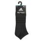 Men`s Superlite 3.0 6 Pack Low Cut Tennis Socks Black and Night Grey Adidas