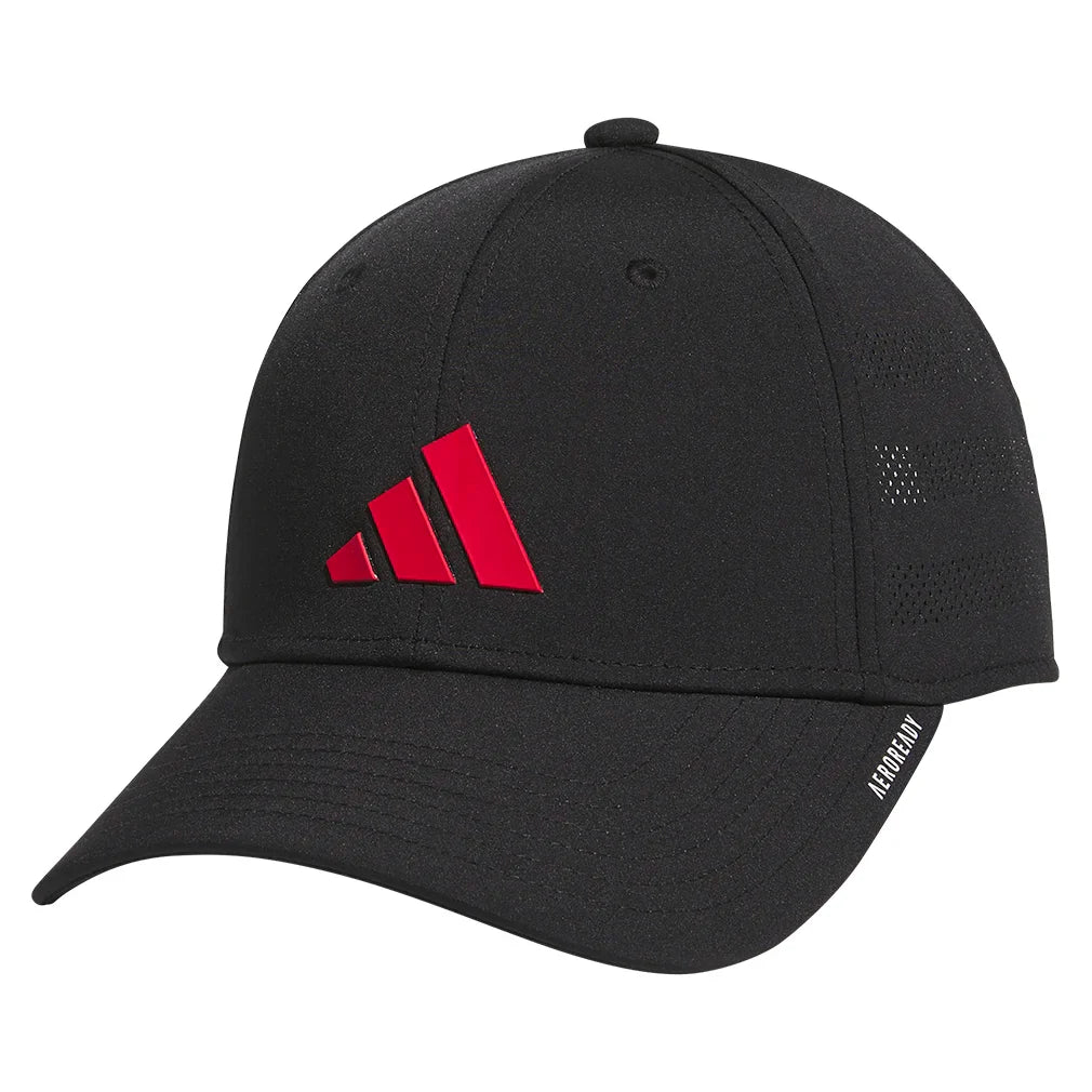 Juniors` Gameday 2 Snapback Black and Pure Ruby Red Apparel Adidas