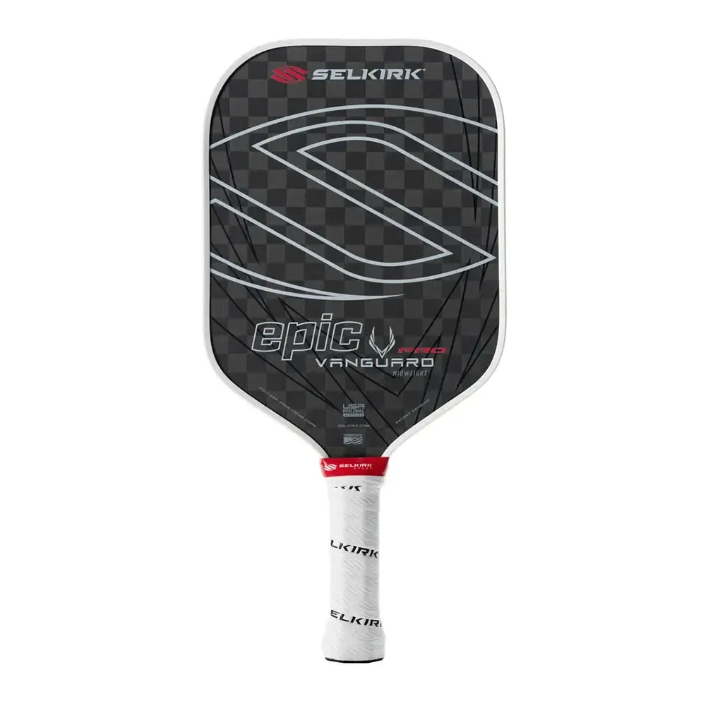 Vanguard Pro Epic Pickleball Paddle Raw Carbon