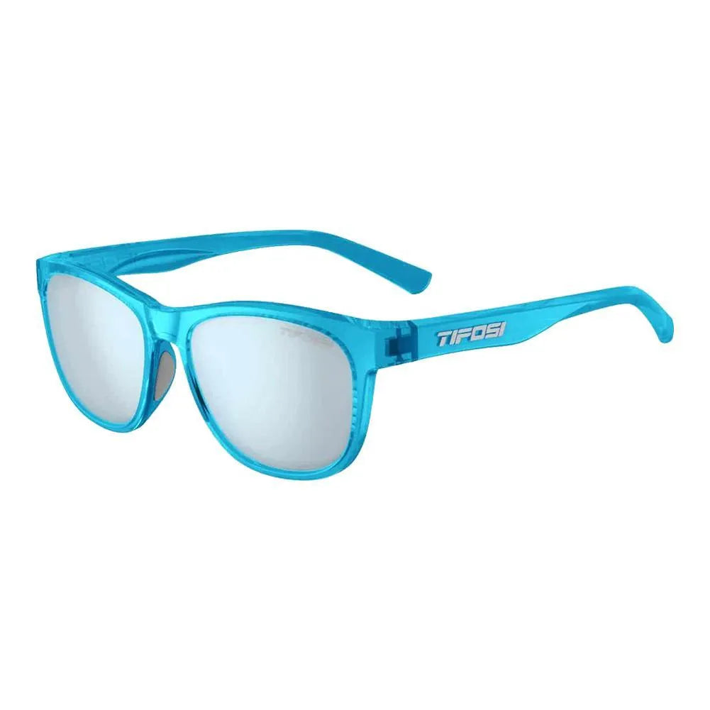 Swank Sunglasses Crystal Sky with Smoke Bright Blue Lenses