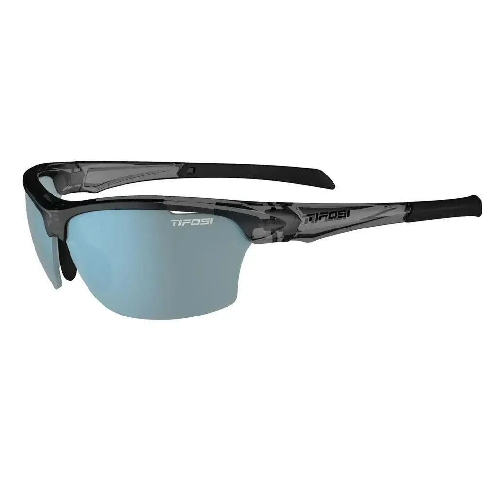 Intense Sunglasses Crystal Smoke and Smoke Bright Blue Mirror Lenses