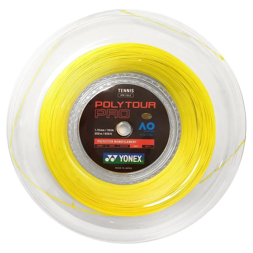 POLYTOUR PRO Tennis String Reel Yellow