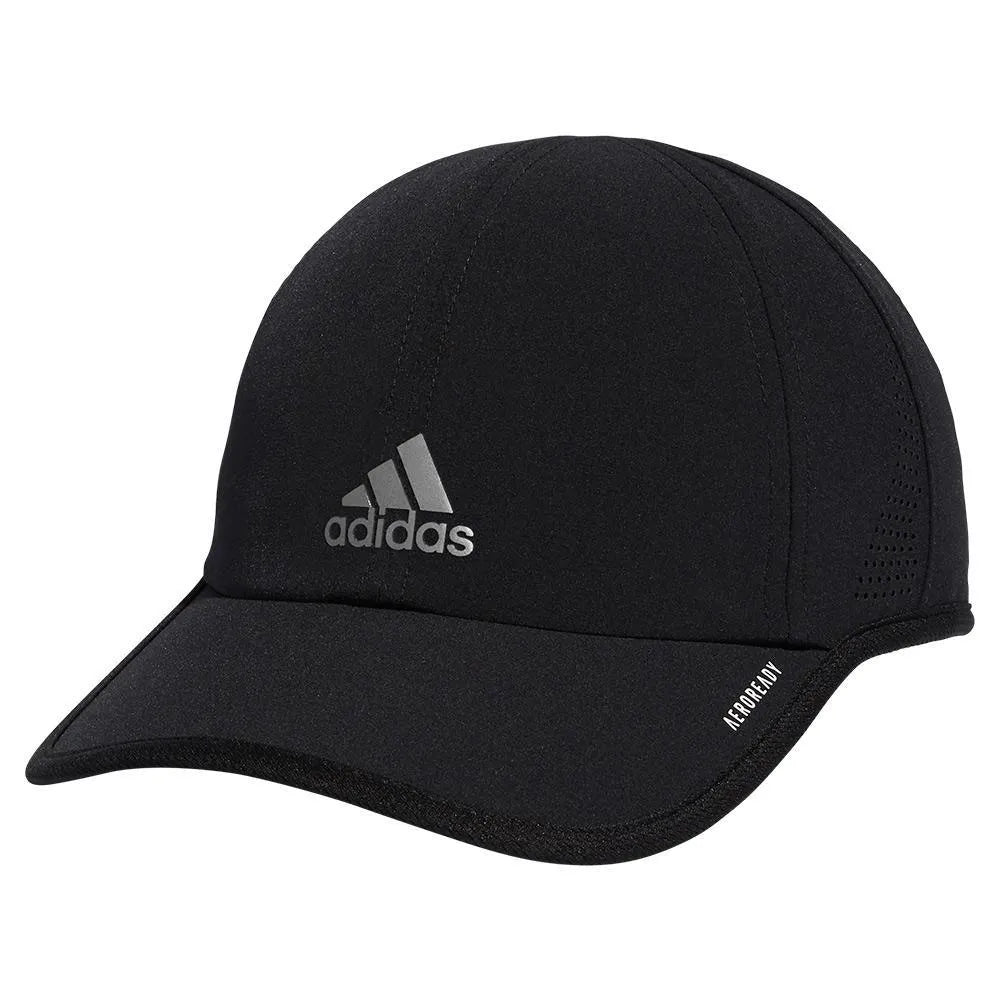 Youth Superlite 2 Cap Black and White-Apparel-Adidas-97258-DEFAULT-L-Tennis Express