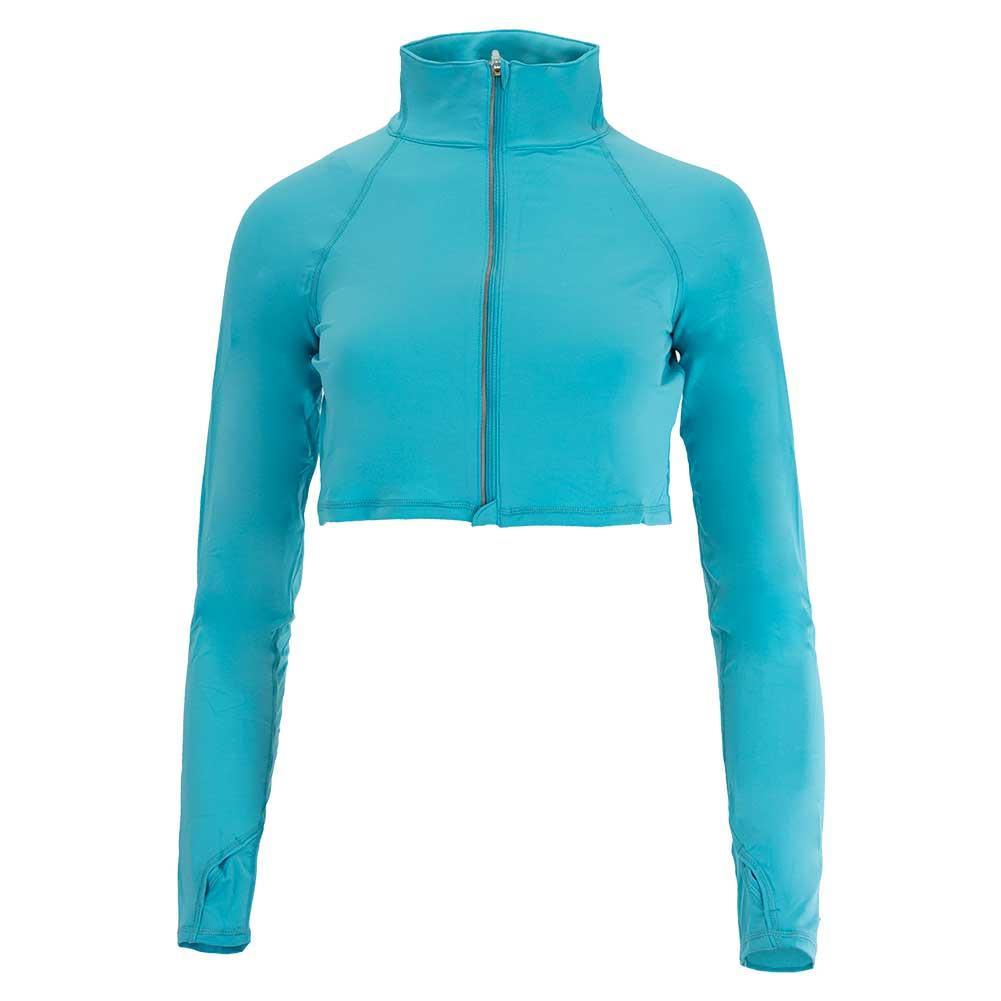 Women`s Full Zip Tennis Crop Top Apparel BloqUV