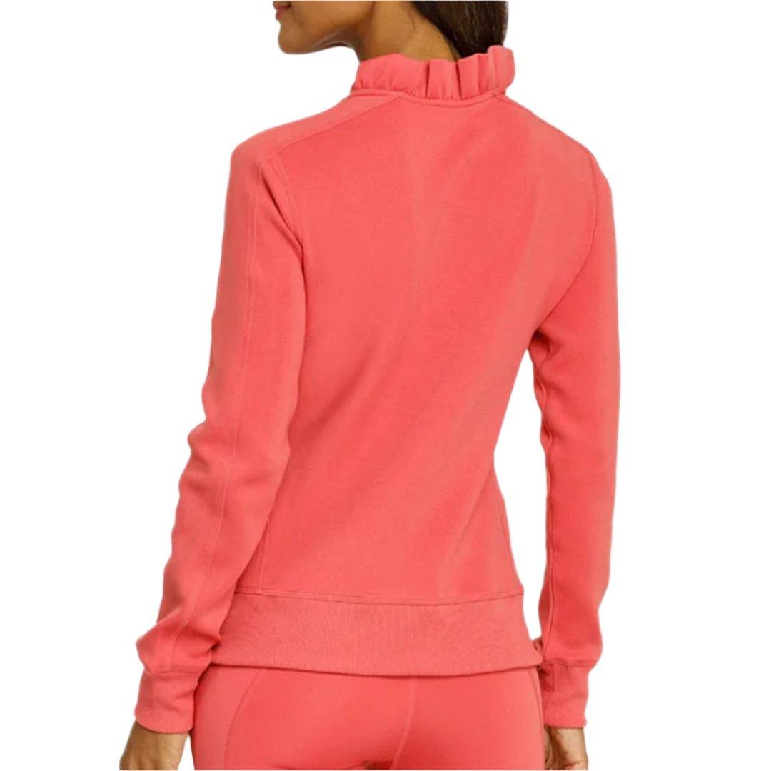 Women's Condoleezza Tennis Sweatshirt Cherry Rose Apparel Tail