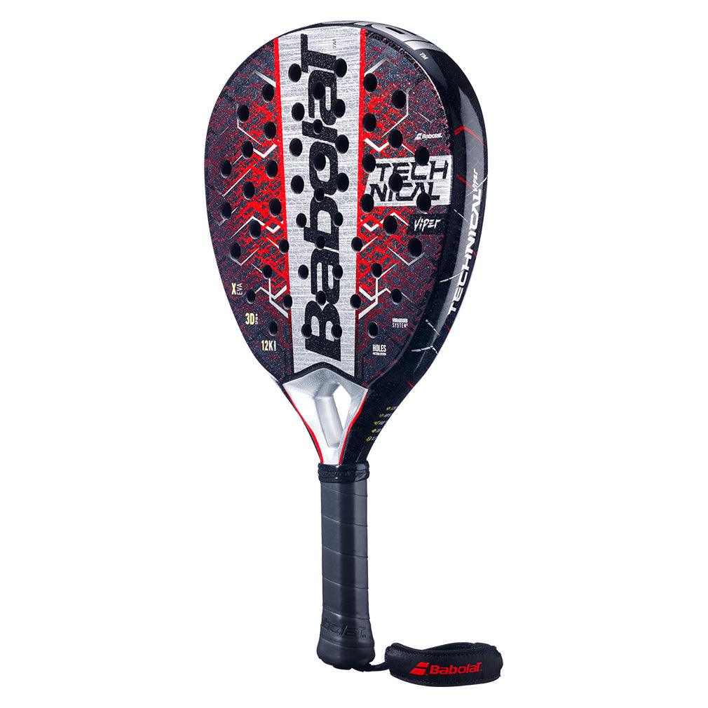 Technical Viper 2.5 Padel Racquet Black and Red Padel Racquets Babolat