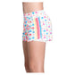 Girls` Retro Sunset Tennis Short White Apparel Lucky In Love