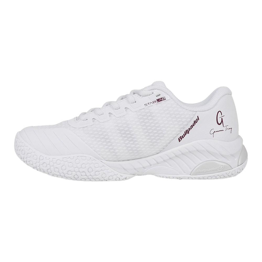 BULLPADEL ELITE 25I Blanco GEMMA TRIAY Padel Shoes Zapatillas Bullpadel