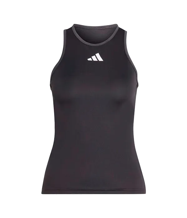 Camiseta Tirantes Adidas Club Negro Mujer