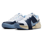 Men's GP Challenge Pro Tennis Shoes White and Psychic Blue Footwear Nike